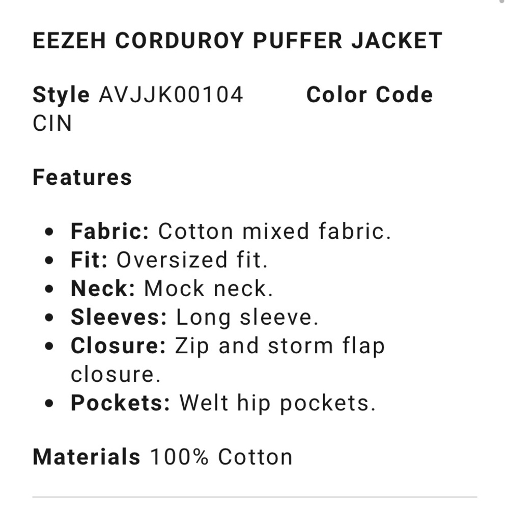 RVCA Women's Corduroy Jacket in Rust - Picture 6 of 11